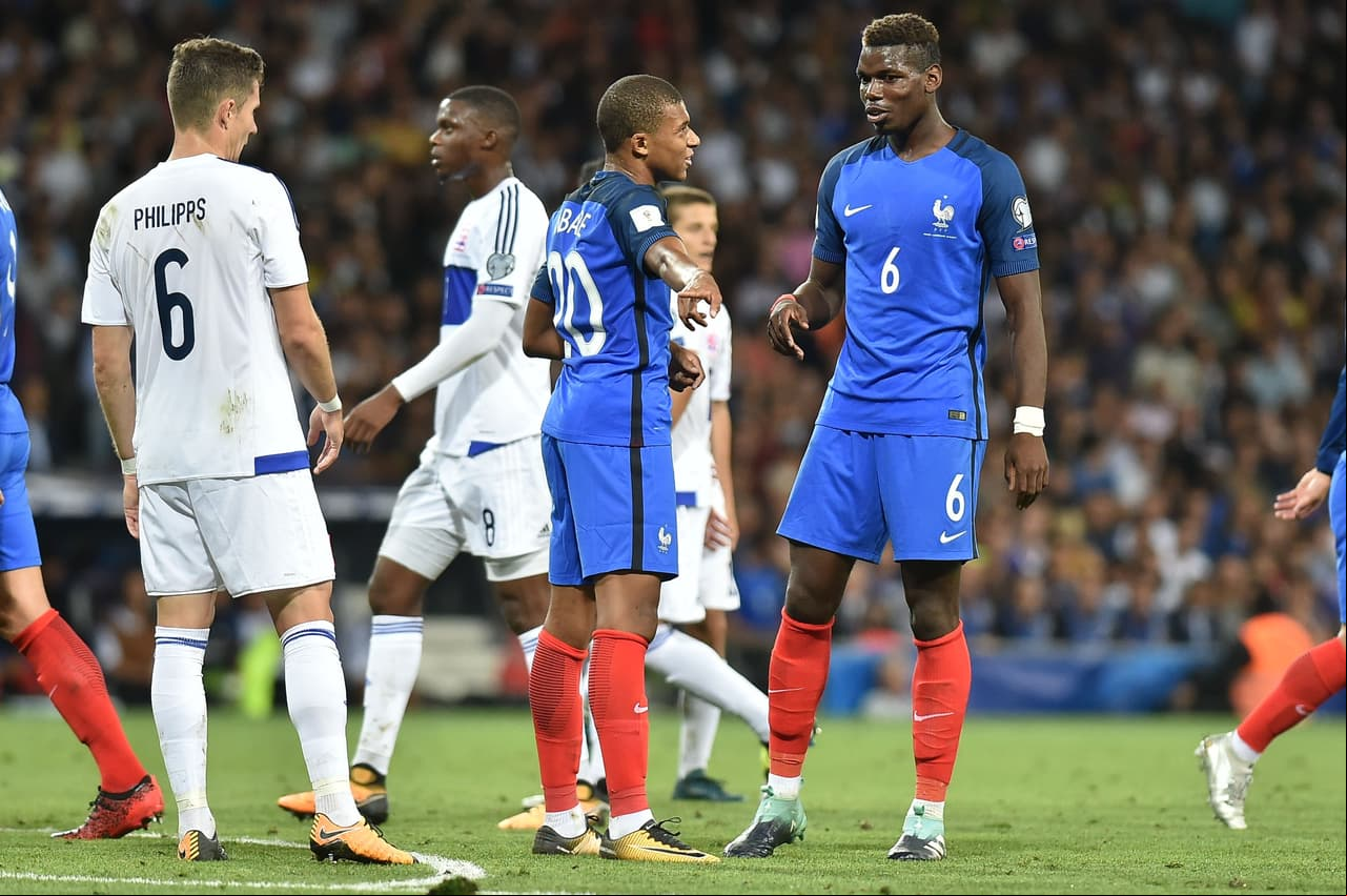 Mbappé le reclamó a Pogba un exceso de protagonismo.
