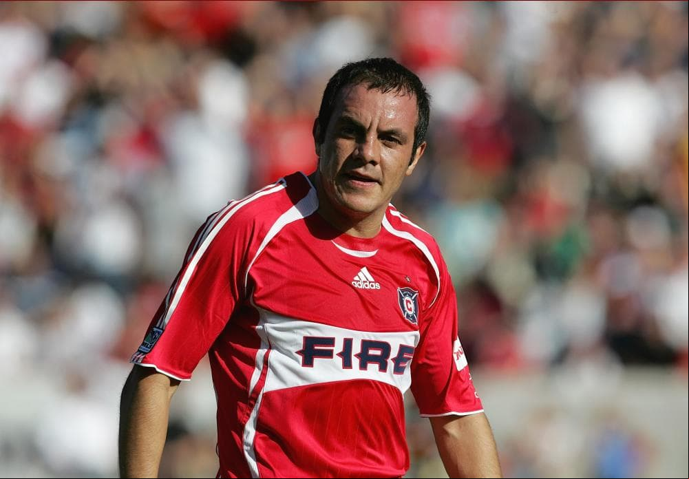Del 2005 al 2009, Cuauhtémoc Blanco deslumbró a la MLS con su picardía, su fútbol y -- obviamente -- su inconfundible carisma. El atacante mexicano supo levantar al Chicago Fire y llevarlo a ser a uno de los mejores del momento, pero no les pudo entregar el título de la MLS Cup.