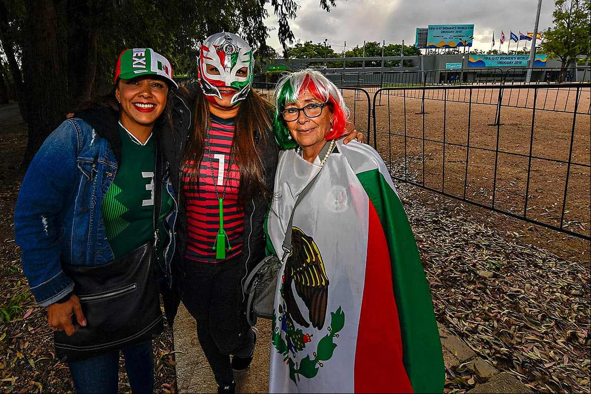 Las fanáticas mexicanas están listas para apoyar al Tri Femenil en la Final del Mundial Sub-17 contra España.