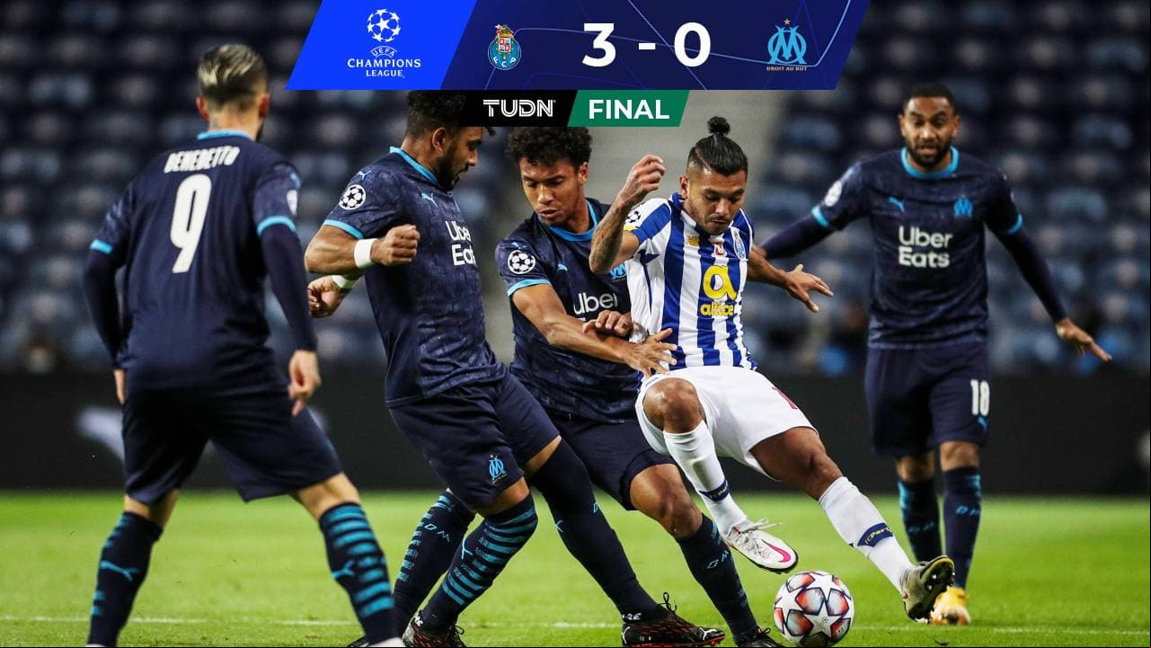 Espectacular partido de Tecatito y Porto golea a Marsella