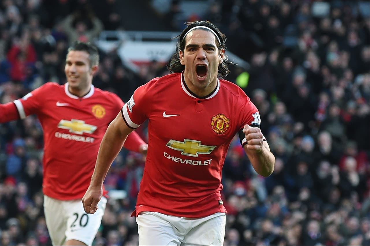 El colombiano Falcao García ocupó el lugar del Chicharito con su paso a préstamo desde el Mónaco, aquel 31 de agosto de 2014.