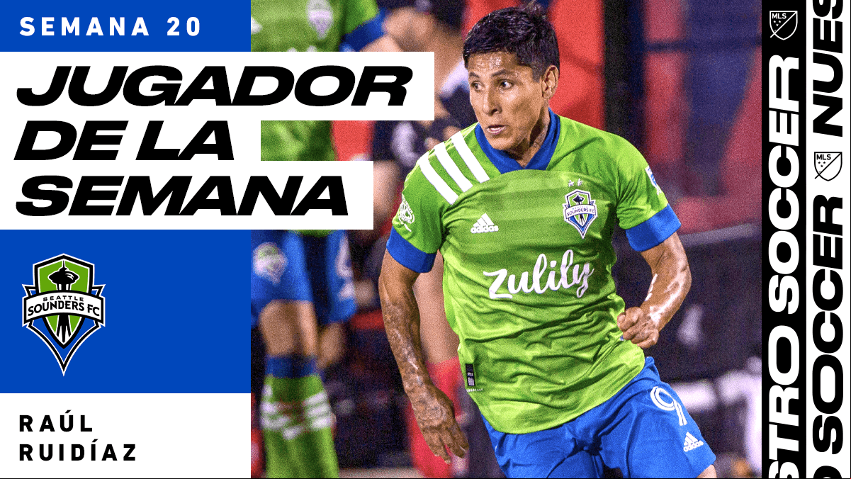 Por segunda vez consecutiva Raúl Ruidíaz es el Jugador de la Semana