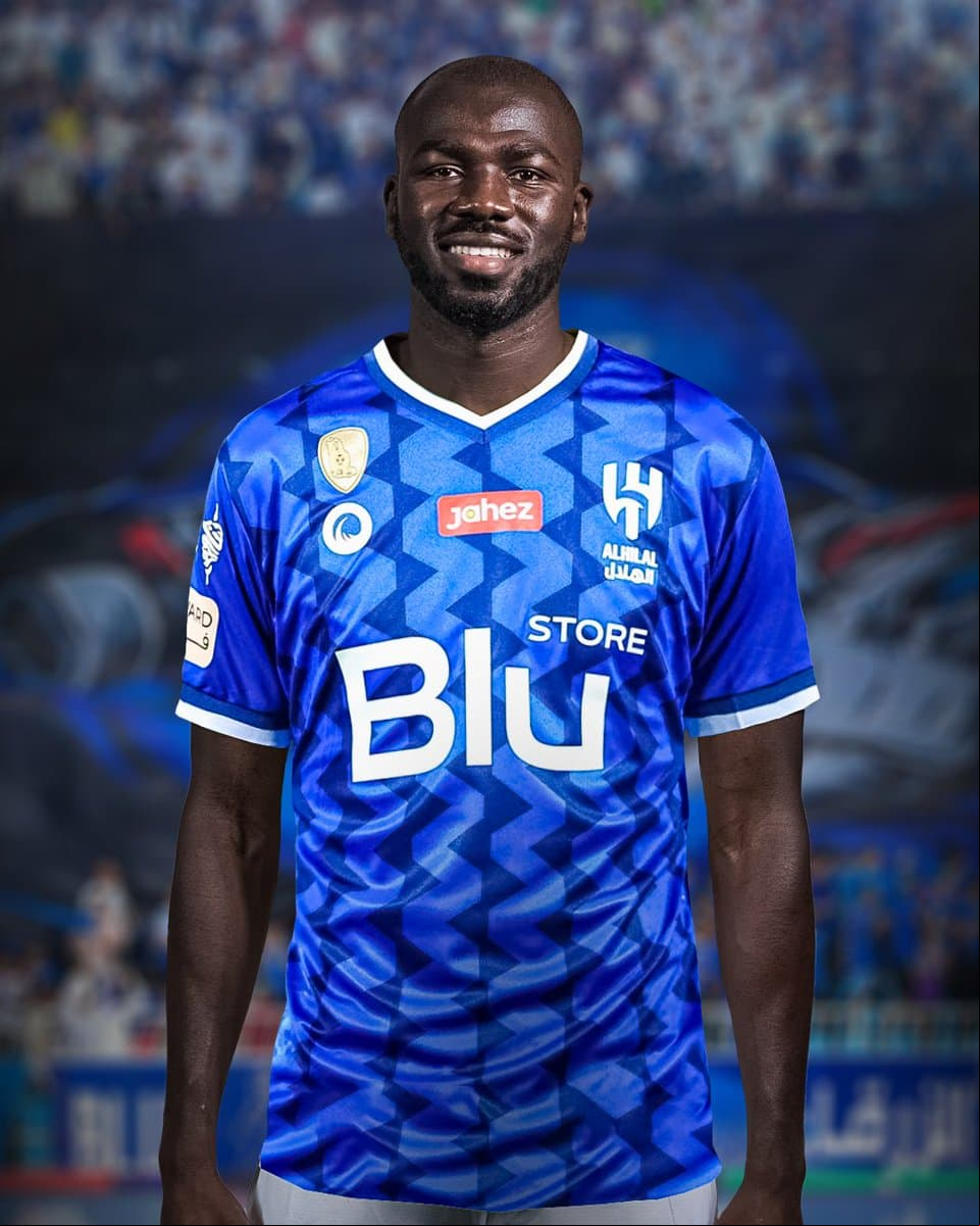 <b>Kalidou Koulibaly</b>, quine fuera defensa central del Chelsea, lucirá el dorsal número 3 con el club saudí Al Hilal de cara a la próxima temporada.