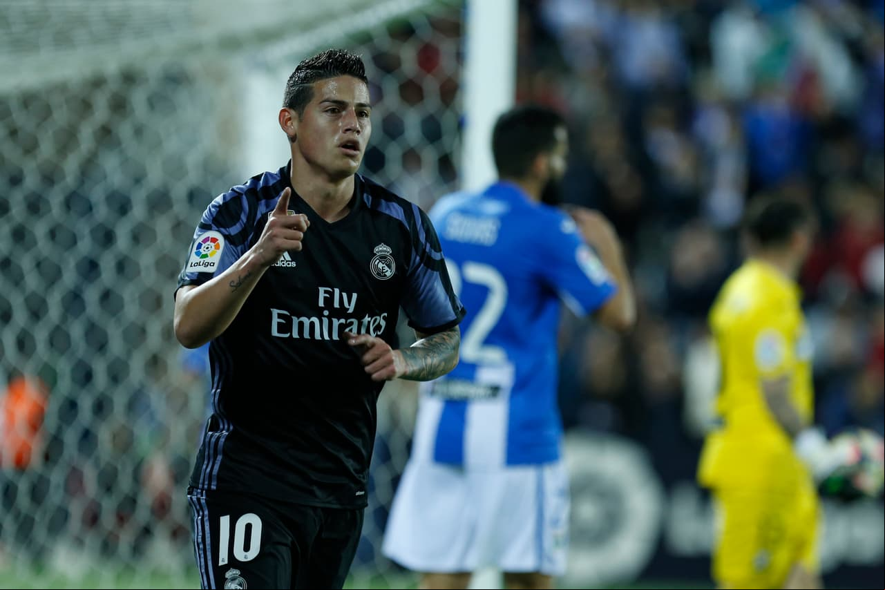 Ahora en Bayern Munich, el volante colombiano James Rodríguez puso 11 goles en esta lista.