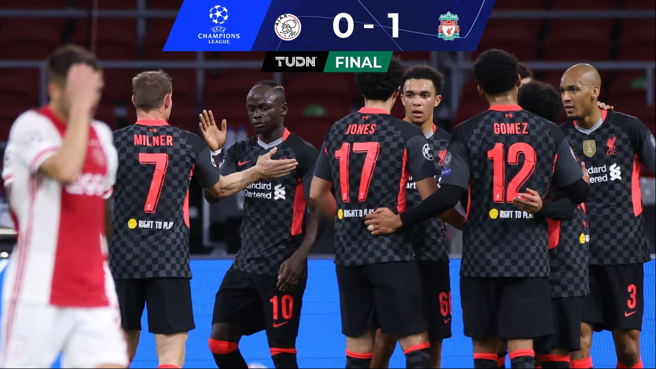 Liverpool debuta con triunfo en la Champions League gracias a un autogol del Ajax