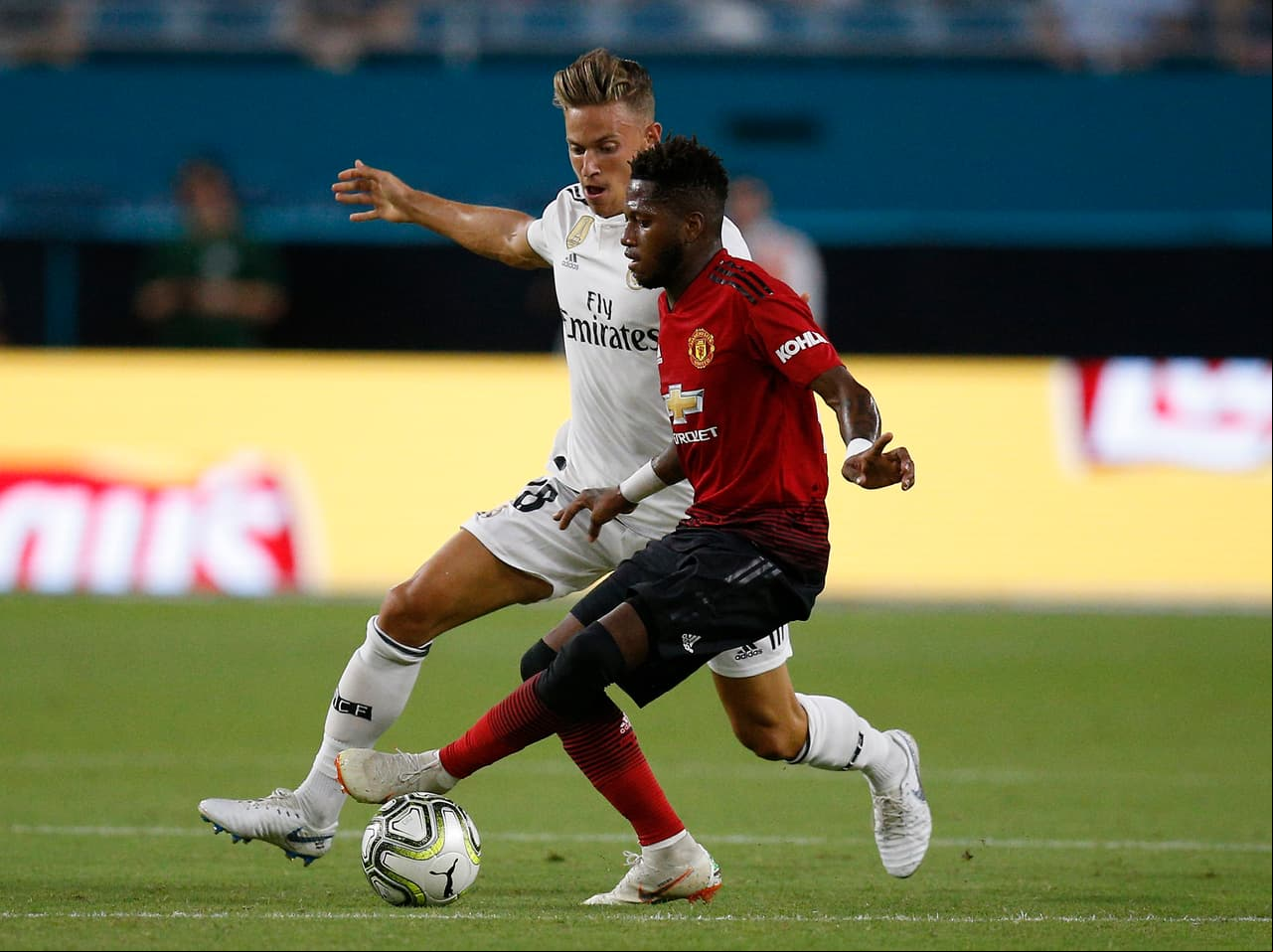 Ambos equipos sintieron la pretemporada en medio de este enfrentamiento internacional.