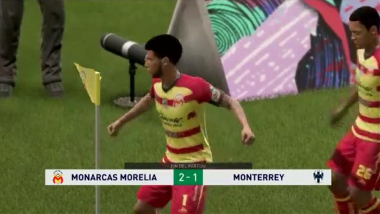 Aunque fue un encuentro parejo, Luis Cárdenas se vio superado y recibió dos goles en su primera derrota del futbol virtual.