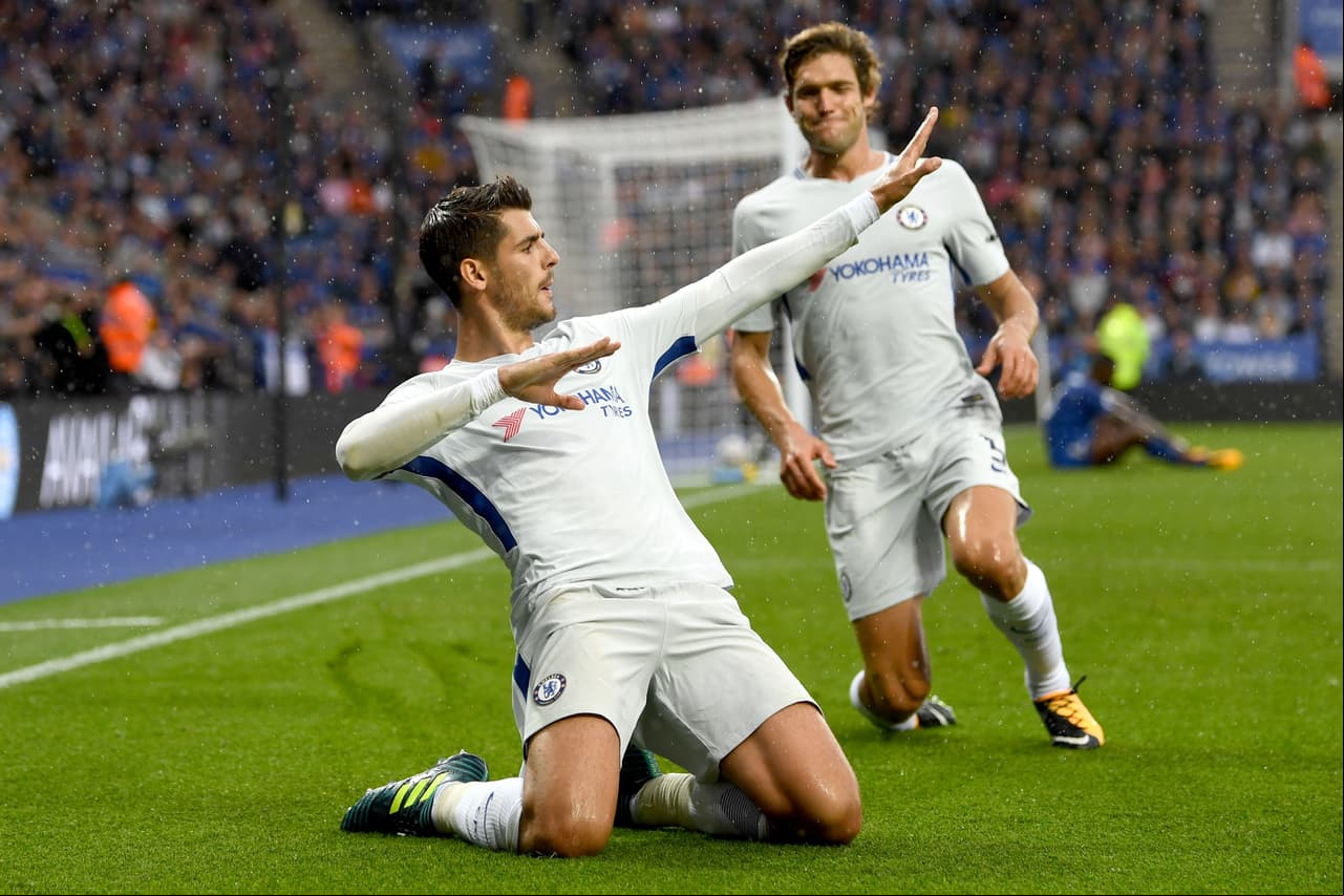 Se pensaba que el Chelsea extrañaría a Diego Costa, pero el técnico italiano Antonio Conte está encantado con Morata, a quien pidió para la Juventus en el año 2014.