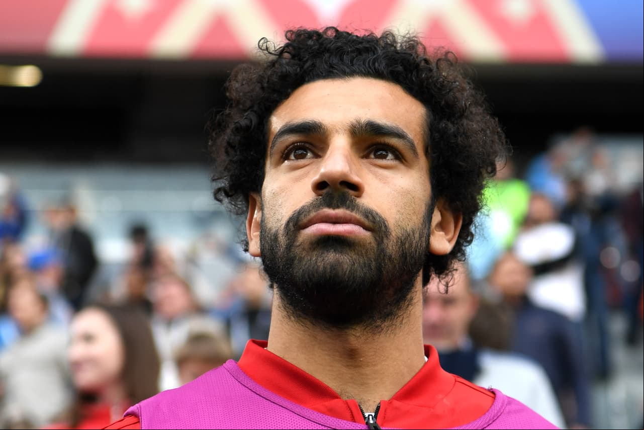 Mohammed Salah arrancó desde el banquillo en el estreno de Egipto en el Mundial de Rusia contra Uruguay.