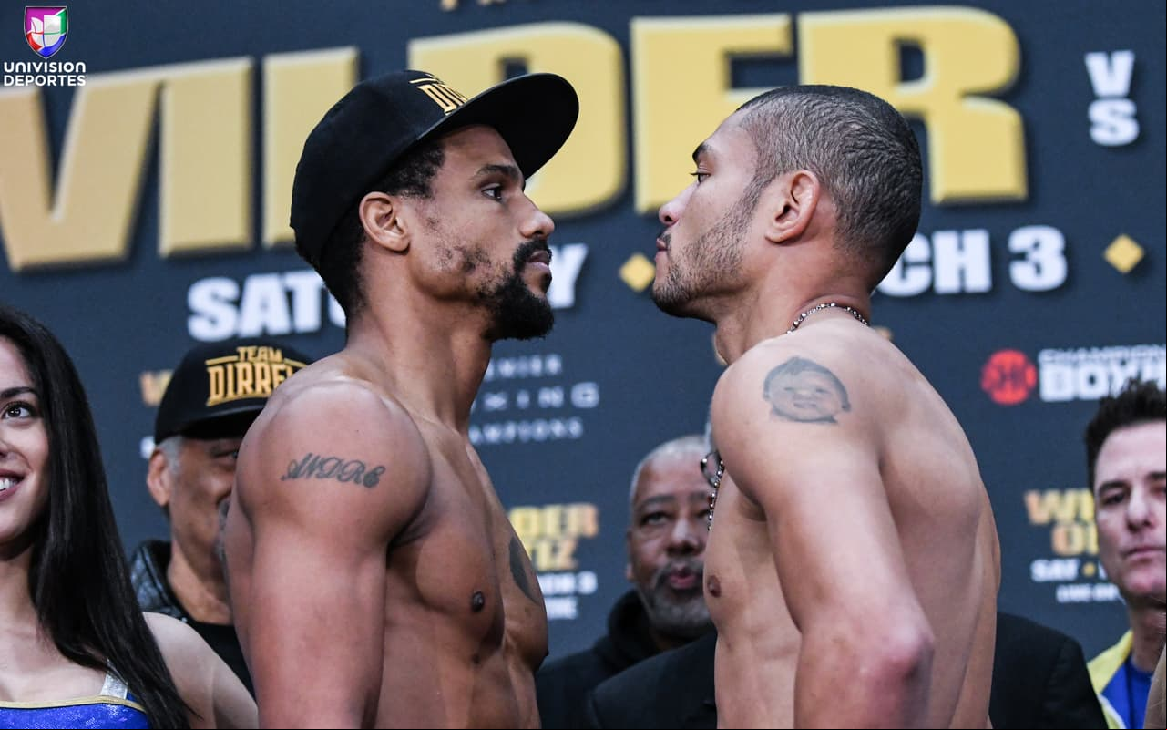 Andre Dirrell, el campeón de la FIB, marcó 167.75 libras en la báscula, mientras que el venezolano, José Uzcátegui, pesó 166 libras.