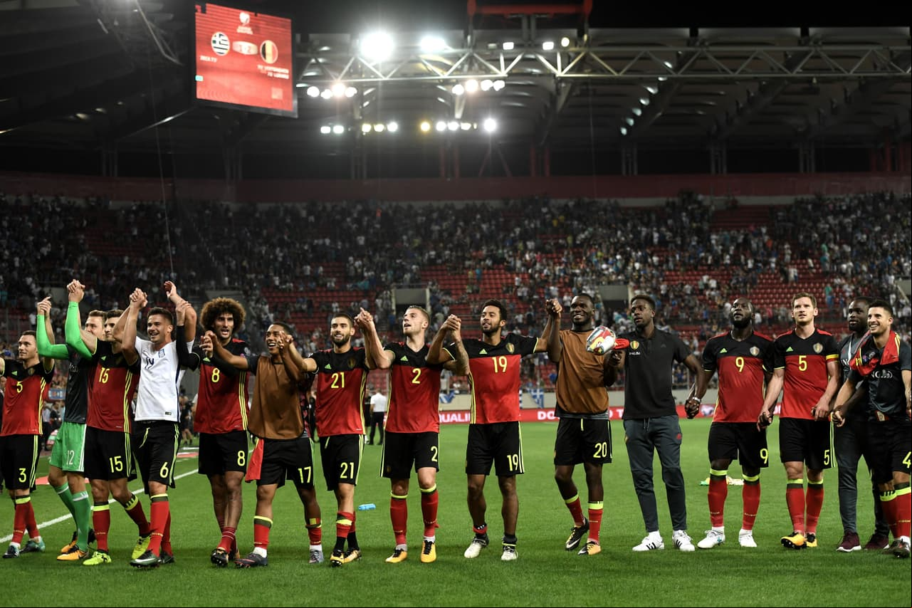 Loco partido se vivió en el Estadio Georgios Karaiskakis de Atenas, pues entre el minuto 70 y el minuto 74 cayeron los tres goles del tiempo regular: fue Bélgica 2-1 Grecia.