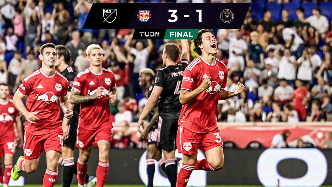 Pese a golazo de Higuaín, NY Red Bulls golea y frena a Inter Miami