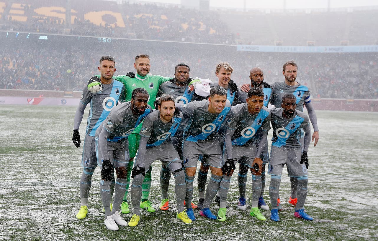 Este fue el equipo que utilizó el inglés Adrian Heath, entrenador de Minnesota United: Alvbåge; Taylor, Calvo, Demidov, Thiesson; Warner; Ramírez, Schüller, Saeid, Molino; Venegas.