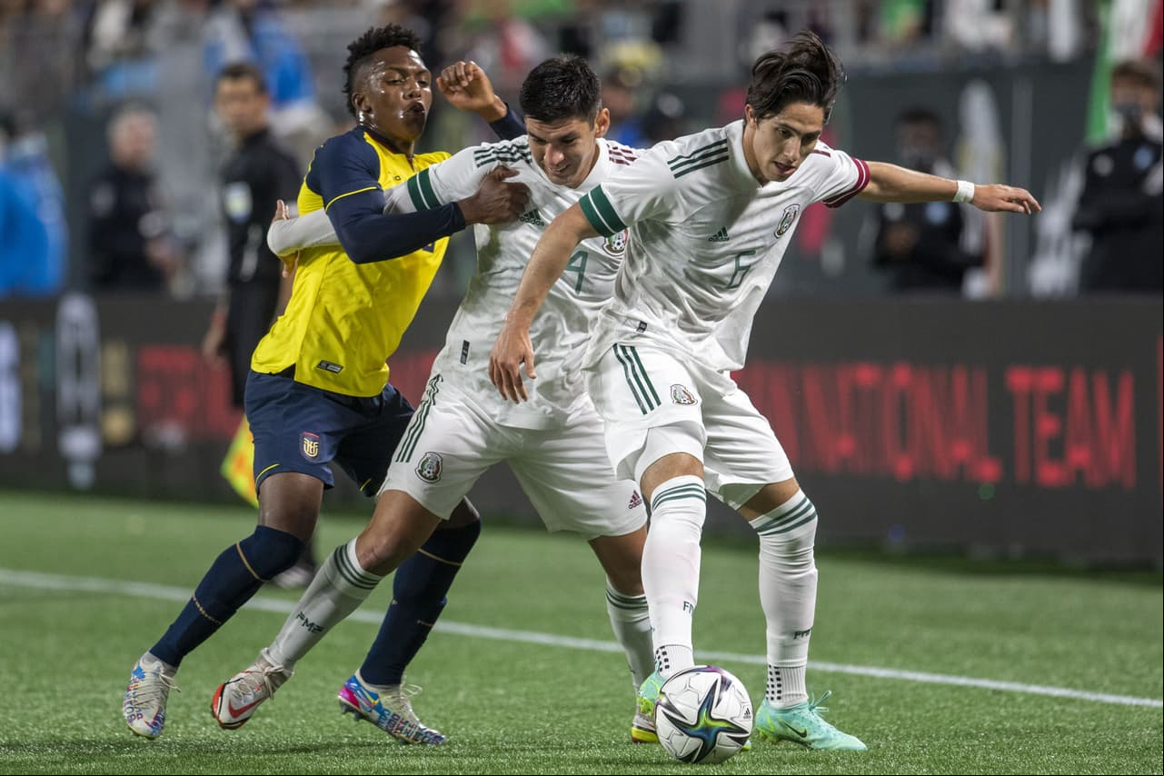 Los goles de J. Quiñónez, J. Corozo y W. Chalá sentencian la victoria 2-3 de Ecuador sobre México.