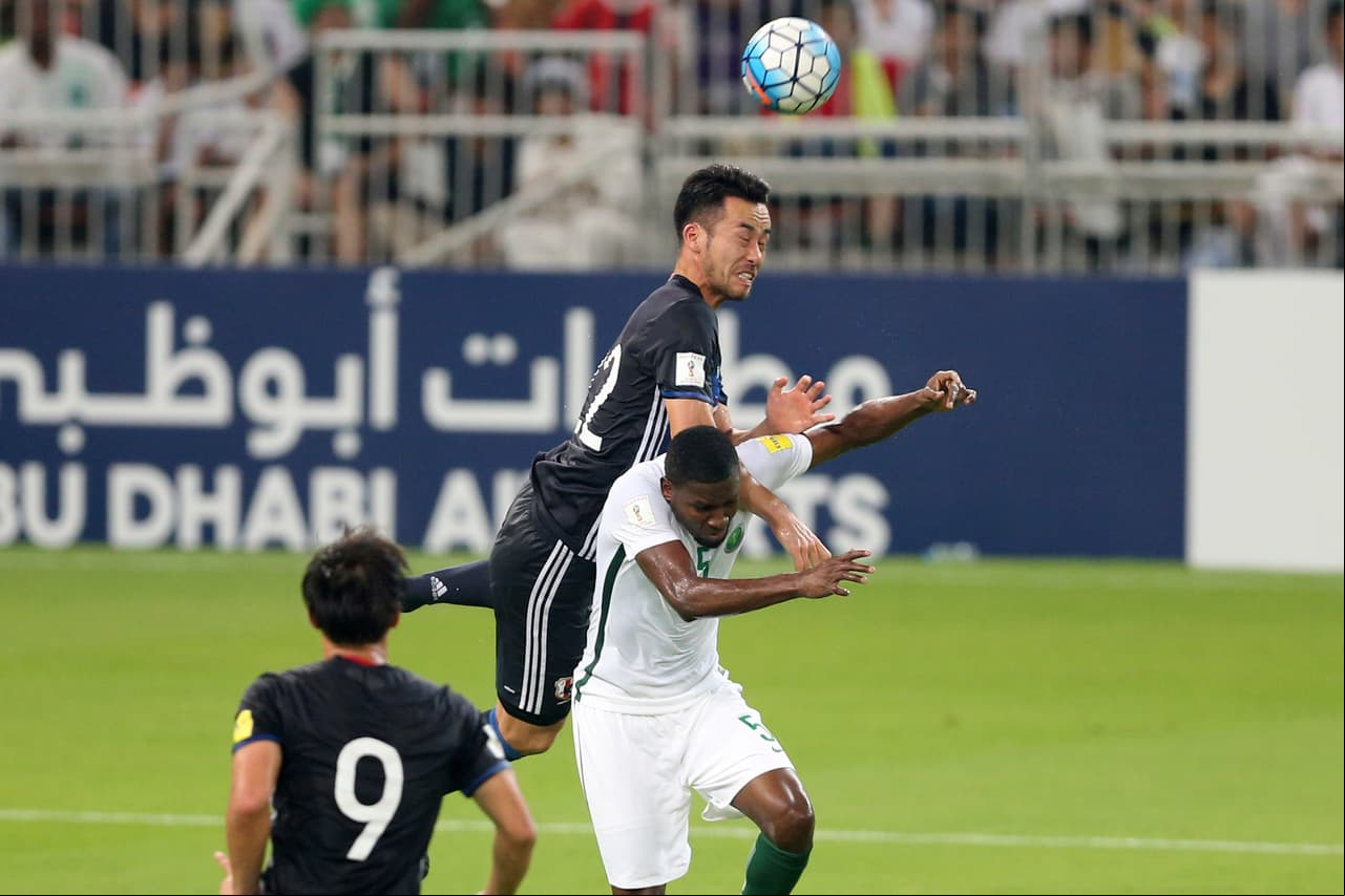 Arabia Saudita tenía la obligación de derrotar a Japón para clasificar como segundo del grupo A de la zona asiática.