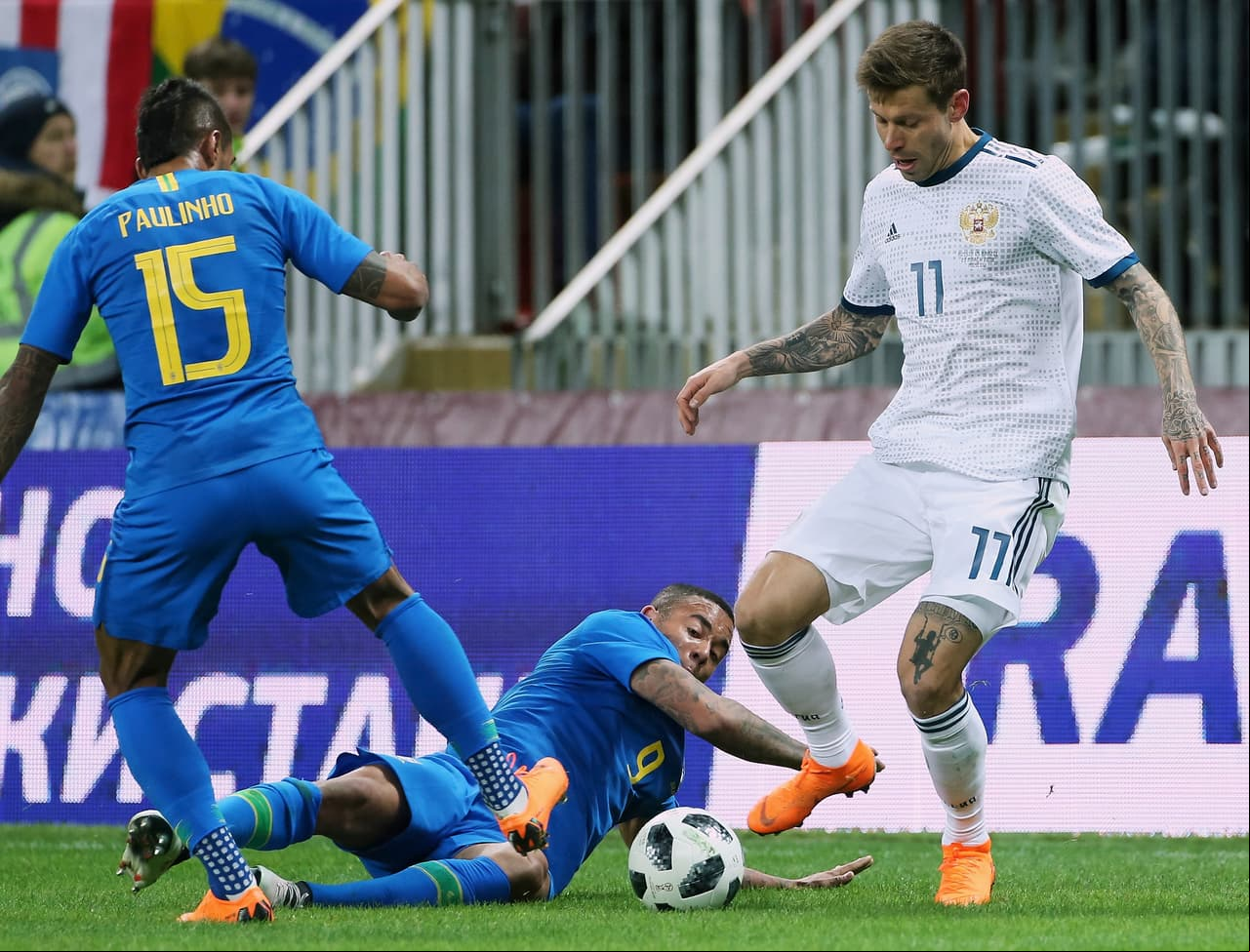Aquí con el 11, pero Fedor Smolov fue el elegido por los anfitriones para portar el 10 en su Mundial.