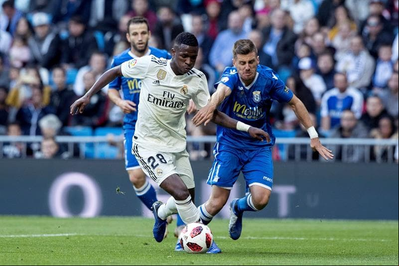 El equipo, que ganó 0-4 en la ida, tuvo a varios jugadores que no son habitualmente inicialistas, entre ellos al brasileño Vinicius Jr.