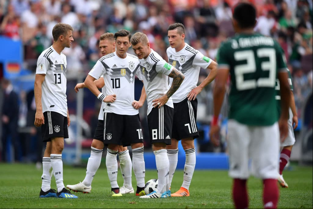 El desconcierto de Alemania fue evidente y al final no pudo empatar a pesar de una opción de tiro libre en la que 'Memo' Ochoa se hizo figura.