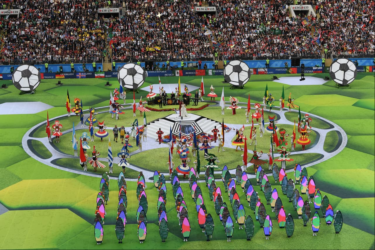 La coreografía fue espectacular a pesar de lo corta que fue la ceremonia.
